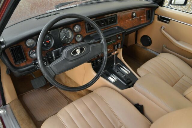 1984 Burgundy (Bordeaux) metallic Jaguar XJ6 Sedan