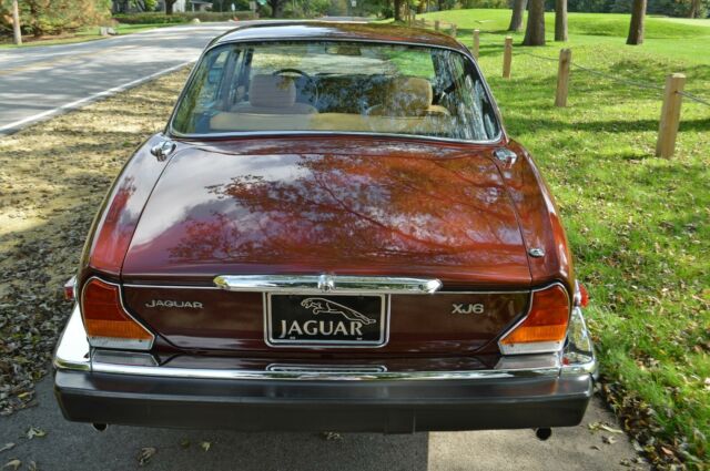 1984 Burgundy (Bordeaux) metallic Jaguar XJ6 Sedan