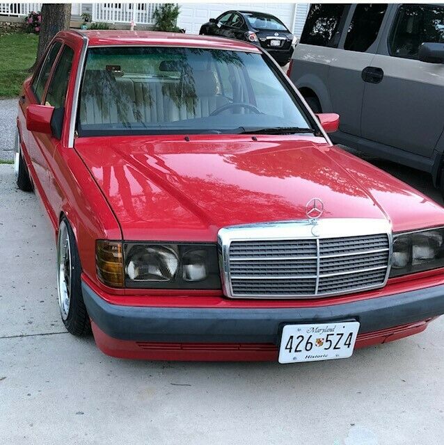 1992 Red Mercedes-Benz 190-Series