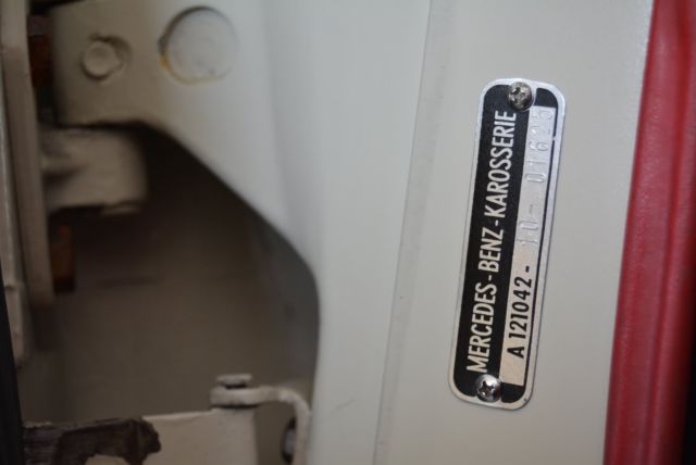 1961 White Mercedes-Benz 190-Series Convertible