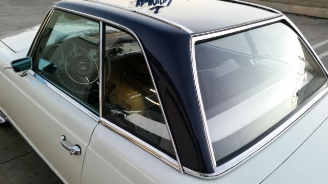 1968 White Mercedes-Benz SL-Class Convertible