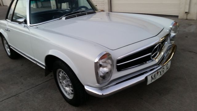 1968 White Mercedes-Benz SL-Class Convertible