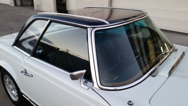 1968 White Mercedes-Benz SL-Class Convertible