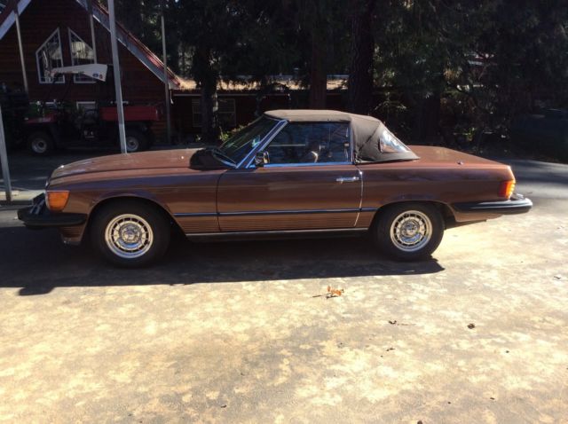 1979 Brown Mercedes-Benz SL-Class Convertible