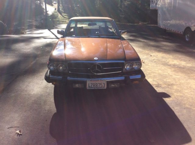 1979 Brown Mercedes-Benz SL-Class Convertible
