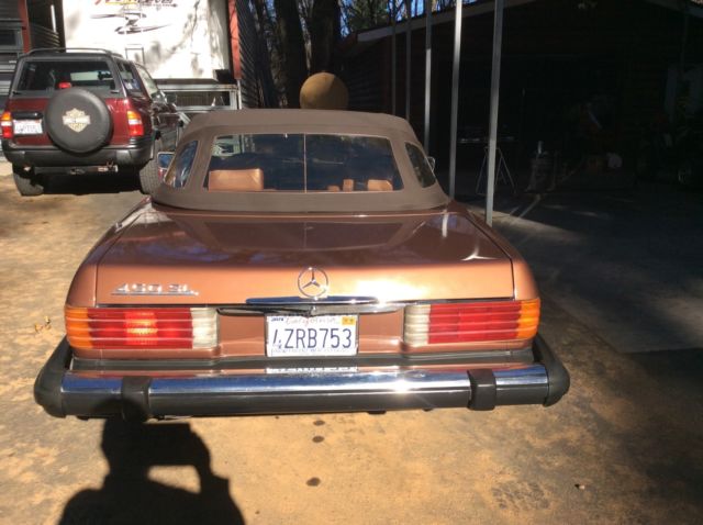 1979 Brown Mercedes-Benz SL-Class Convertible