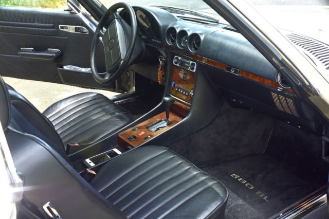 1987 champagne Mercedes-Benz SL-Class Convertible