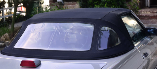 1987 champagne Mercedes-Benz SL-Class Convertible