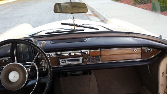 1965 Cream Mercedes-Benz 200-Series Sedan