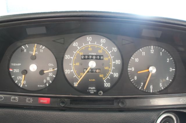 1978 Red Mercedes-Benz 200-Series Sedan