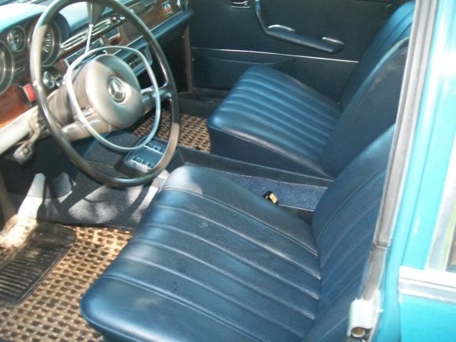 1972 blue Mercedes-Benz 200-Series