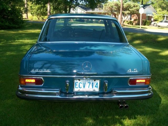 1972 blue Mercedes-Benz 200-Series