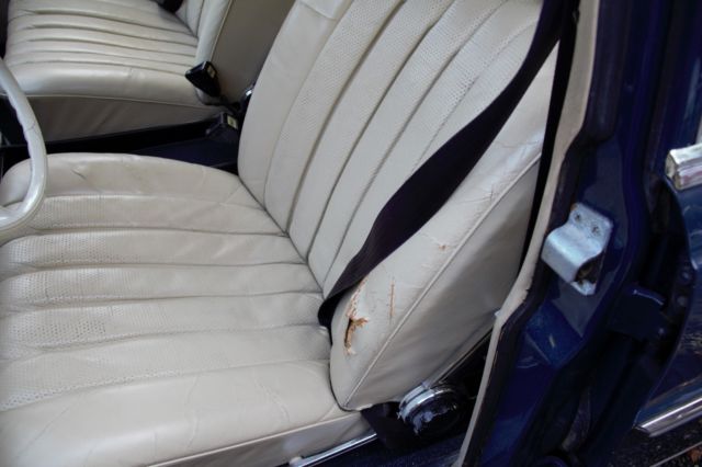 1972 Blue Mercedes-Benz 200-Series Sedan