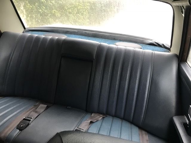 1970 White Mercedes-Benz 200-Series Sedan