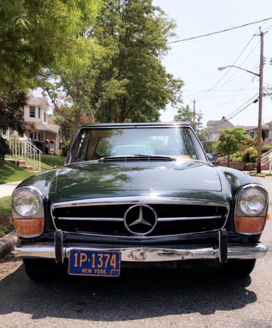 1970 Green Mercedes-Benz SL-Class Convertible
