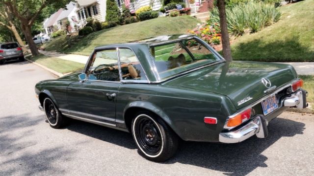 1970 Green Mercedes-Benz SL-Class Convertible