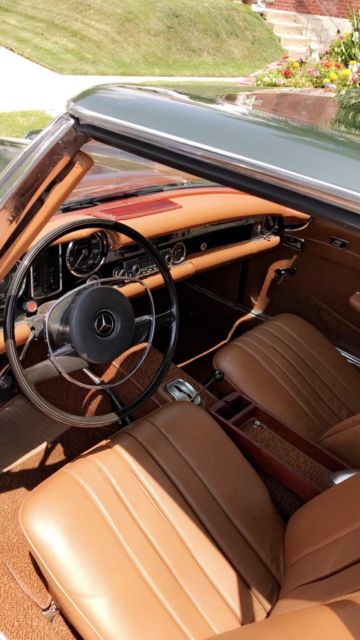 1970 Green Mercedes-Benz SL-Class Convertible