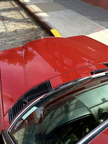 1984 orient red Mercedes-Benz 300-Series Wagon