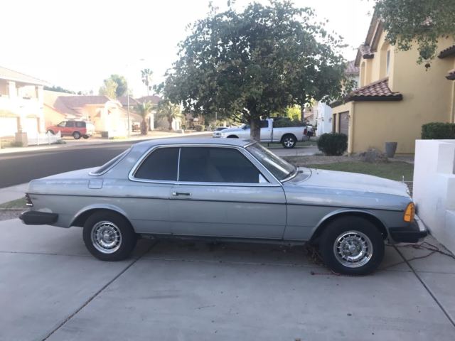 1982 Silver Mercedes-Benz 300-Series Coupe