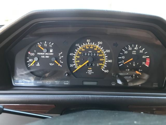 1991 Blue Mercedes-Benz 300-Series Sedan