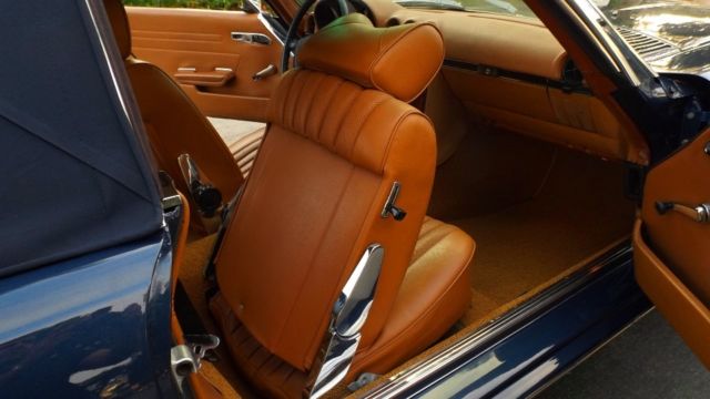 1972 Blue Mercedes-Benz SL-Class Convertible