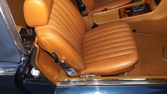 1972 Blue Mercedes-Benz SL-Class Convertible
