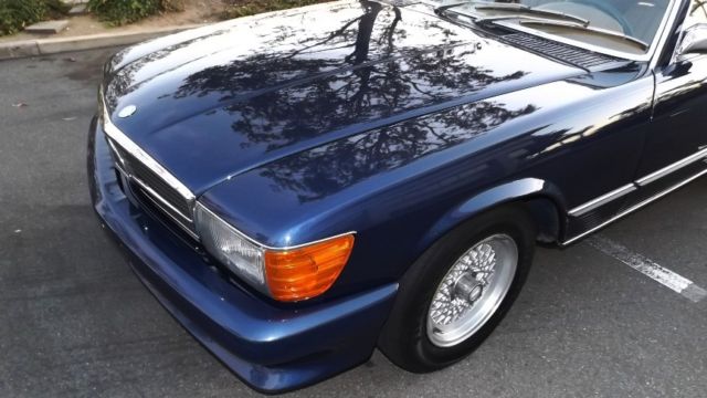1972 Blue Mercedes-Benz SL-Class Convertible