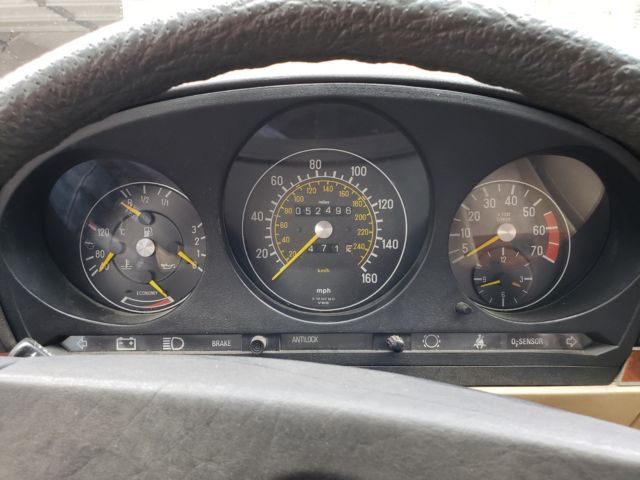 1985 Red Mercedes-Benz SL-Class Convertible