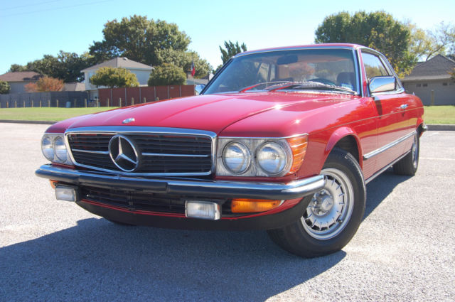 1980 Red Mercedes-Benz SL-Class Coupe