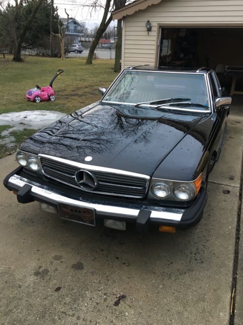 1981 Blue Mercedes-Benz SL-Class Coupe