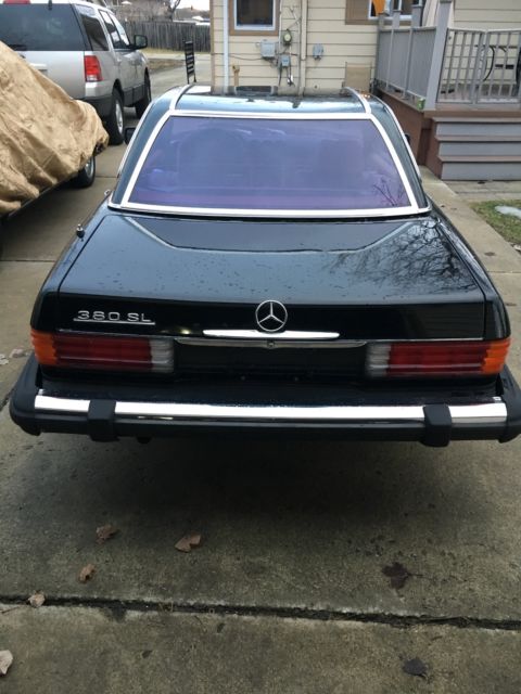 1981 Blue Mercedes-Benz SL-Class Coupe