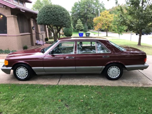 1987 Brown Mercedes-Benz S-Class Sedan