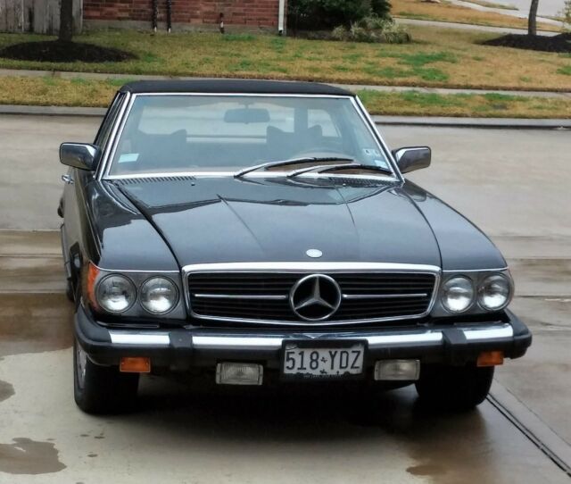1979 Blue Mercedes-Benz SL-Class Convertible