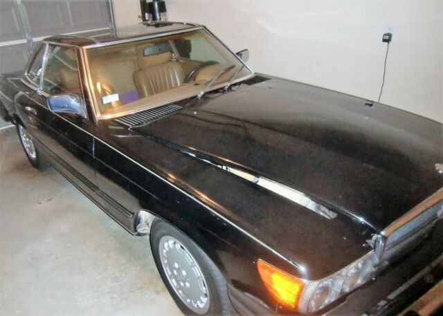 1979 Blue Mercedes-Benz SL-Class Convertible