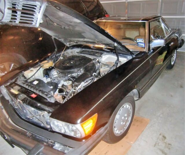 1979 Blue Mercedes-Benz SL-Class Convertible