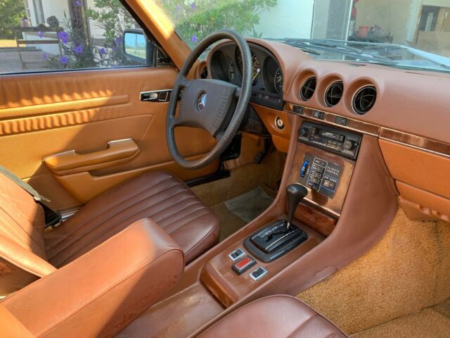 1979 Blue Mercedes-Benz SL-Class Convertible