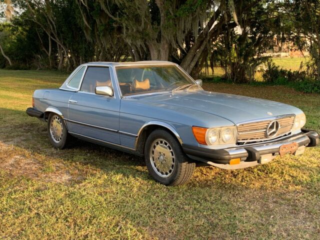 1979 Blue Mercedes-Benz SL-Class Convertible