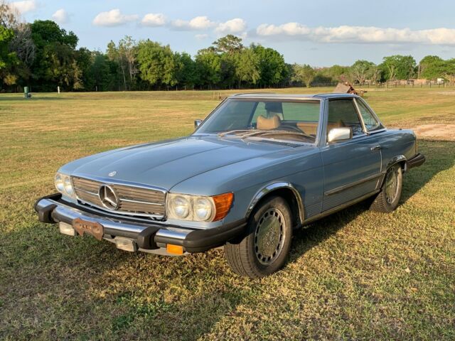1979 Blue Mercedes-Benz SL-Class Convertible