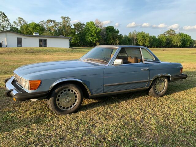 1979 Blue Mercedes-Benz SL-Class Convertible