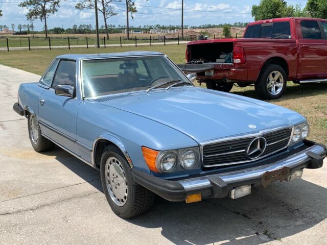 1979 Blue Mercedes-Benz SL-Class Convertible