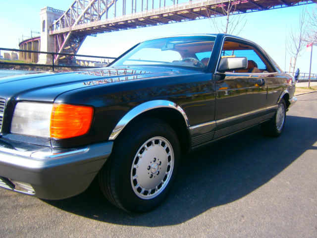 1984 Black Mercedes-Benz 500-Series Coupe