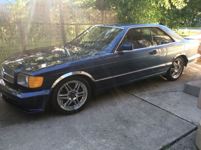 1985 Silver Mercedes-Benz 500-Series Coupe