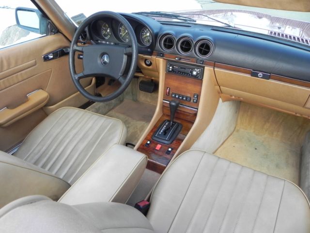 1981 Gold Mercedes-Benz SL-Class Convertible