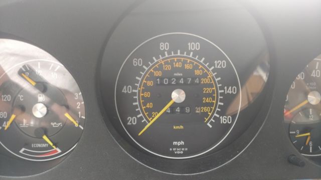 1986 Blue Mercedes-Benz SL-Class Coupe