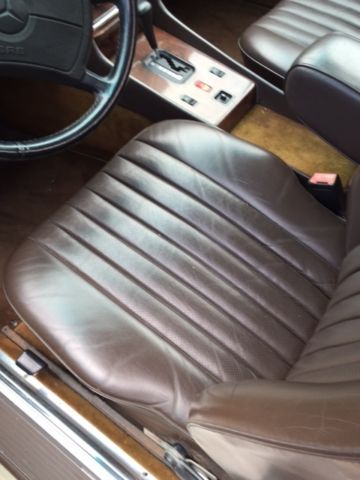 1986 Tan Mercedes-Benz SL-Class Convertible