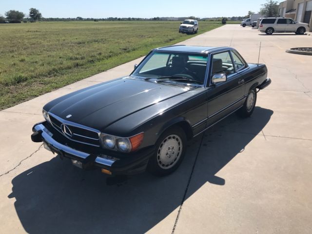 1988 Dark Gray Mercedes-Benz SL-Class Convertible
