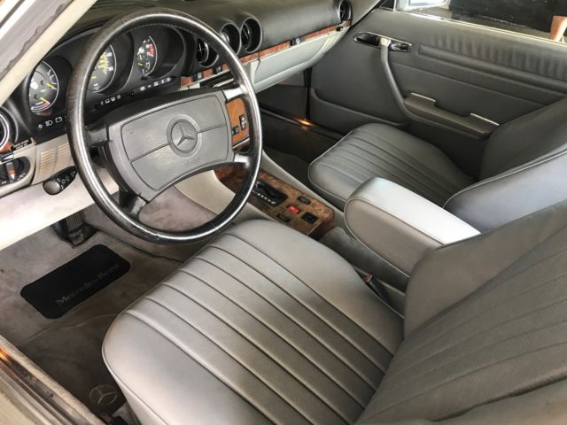 1988 Dark Gray Mercedes-Benz SL-Class Convertible