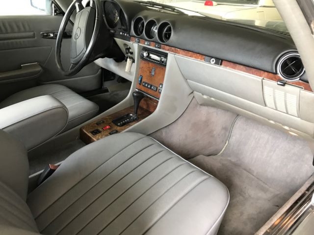 1988 Dark Gray Mercedes-Benz SL-Class Convertible