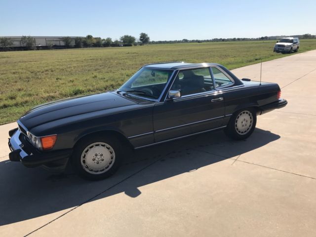 1988 Dark Gray Mercedes-Benz SL-Class Convertible