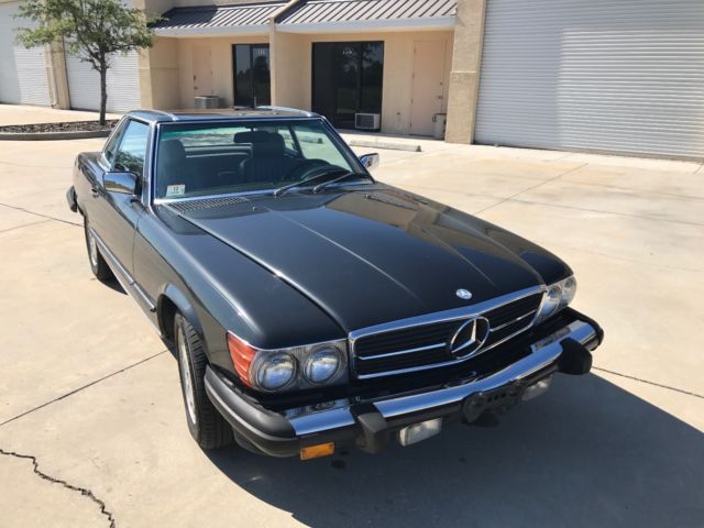 1988 Dark Gray Mercedes-Benz SL-Class Convertible